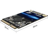 Disque SSD mSATA 16GO Dogfish Interne Disque Dur Haute Performance pour Ordinateur Portable SATA III 6Gb / s Comprend SSD 64GO 120GO 128GO 240GO 256GO 500GO 1TO (16GO, MSATA)