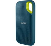 SanDisk Extreme Disque SSD Externe 2 To (Portable NVMe SSD, jusqu'à 1050 Mo/s en lecture, 1000 Mo/s en écriture, USB-C, Résistance à la poussière et à l'eau classée IP65, Mousqueton pratique)Monterey