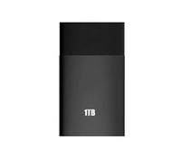 Disque SSD portable, USB Type-C, 512 Go/1 To, boîtier en alliage d'aluminium, vitesse de lecture 510 Mo/s, résistant aux chocs, 75,30 x 43,50 x 14,60 mm, 44 g (1, To)