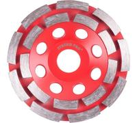 Disque Strend Pro Premium CGW22, 115 mm, 2rowsCup, disque abrasif, diamant, pour béton, deux rangées