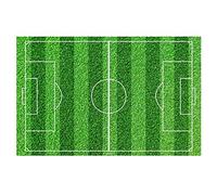 Disque Sucre Terrain de Football Match Décoration Gâteau 30x20cm - 000