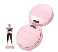 Disque Torsion de Taille (Double Base), Twister Armtrainer - Planche Torsion Disque Twist (Capacité 150 kg) avec Espacement Réglable des Jambes, Minuterie et Bandes de Résistance