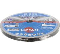 DISQUE TRONCONNAGE METAL 230X2.5X22.23 LOT X 5 F42-233049.05 - LEMAN