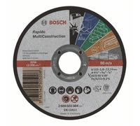 Bosch Accessories ACS 60 V BF 2608602384 Disque à tronçonner 115 mm métal, acier inoxydable, Métaux non ferreux, Pierre, Marbre