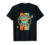 Disque Vinyle 1981 Anniversaire Tourne Disque Vintage T-Shirt