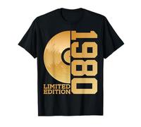 Disque Vinyle 46ème Anniversaire DJ édition limitée 1980 T-Shirt