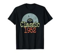 Disque vinyle classique « Born in 1952 » Best Of 1952 Birthday T-Shirt