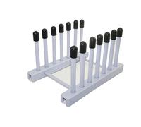 Disque Vinyle de stockage de support de support pour appareil de nettoyage Séchage,Affichage de rack en vinyle silicone Top Rack Peut contenir jusqu'à 6 Album LP de Records