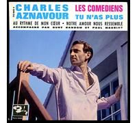 Disque Vinyle EP 45 Tours - Barclay 70468 M - Charles Aznavour : Les Comédiens, Au Rythme de mon coeur, Tu n'as plus, Notre amour nous ressemble.