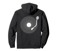 Disque Vinyle Fun, Vinyl rétro Design, Platine DJ, Pop Sweat à Capuche