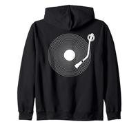 Disque Vinyle Fun, Vinyl rétro Design, Platine DJ, Pop Sweat à Capuche
