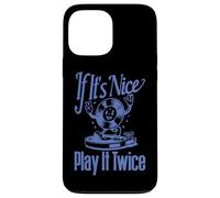 Disque vinyle If It's Nice Play It Twice Coque pour iPhone 13 Pro Max