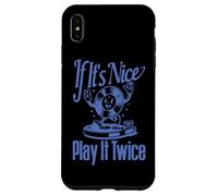 Disque vinyle If It's Nice Play It Twice Coque pour iPhone XS Max