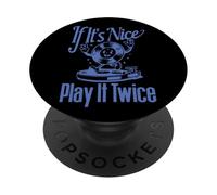 Disque vinyle If It's Nice Play It Twice PopSockets PopGrip Adhésif