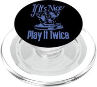 Disque vinyle If It's Nice Play It Twice PopSockets PopGrip pour MagSafe