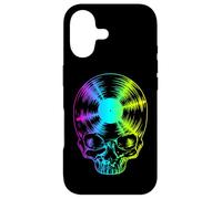 Disque Vinyle Lover Pride Rainbow Vintage Gothic Skull LP Coque pour iPhone 17