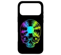 Disque Vinyle Lover Pride Rainbow Vintage Gothic Skull LP Coque pour iPhone 17 Pro Max