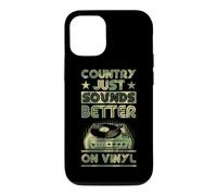 Disque Vinyle Music Country Just Sounds Better on Vinyl Coque pour iPhone 12/12 Pro