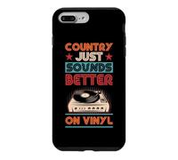 Disque Vinyle Music Country Just Sounds Better on Vinyl Coque pour iPhone 7 Plus/8 Plus