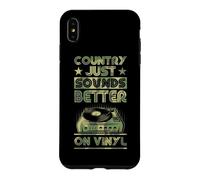 Disque Vinyle Music Country Just Sounds Better on Vinyl Coque pour iPhone XS Max