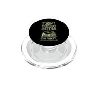 Disque Vinyle Music Country Just Sounds Better on Vinyl PopSockets PopGrip pour MagSafe