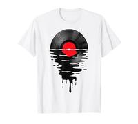 Disque vinyle Musique LP Classique des années 80 Sunset T-Shirt