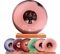 Disque vinyle personnalisable, couverture de l'album, cadre photo, plaque de chanson en acrylique, cadeau personnalisé pour couple pour anniversaire, Saint-Valentin, décoration d'intérieur musicale (F
