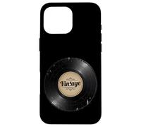 Disque Vinyle rétro années 70 80 Old School Coque pour iPhone 16 Pro Max