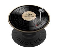 Disque Vinyle rétro années 70 80 Old School PopSockets PopGrip Adhésif