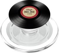 Disque Vinyle rétro années 70 80 Old School PopSockets PopGrip pour MagSafe