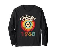 Disque Vinyle rétro pour Anniversaire 1968 Manche Longue