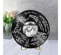 Disque vinyle rustique personnalisé pour livre d'or de mariage, livre d'or de mariage, livre d'or de mariage, décoration d'anniversaire de mariage