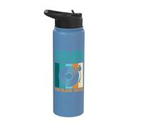 Disque vinyle Spin the Black Circle Stainless Steel Insulated Water Bottle