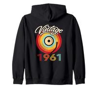Disque Vinyle Vintage 1961 pour Anniversaire Sweat à Capuche