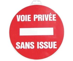 Disque - voie privée sans issue - D: 300 mm