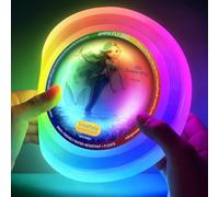 Disque Volant,16M de couleurs RGB 60 LED, éclairage dynamique lumineux,doux,IPX7 étanche flottant,premier choix pour les jeux de plage de piscine,cadeau jouet pour garçon/fille/adolescent/enfant,138g