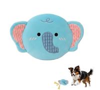 Disque Volant en Peluche pour Chien, Jouet Interactif avec Pouet, pour Jeu