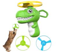 Disque Volant,Hélice Tournoyante pour Séances de Jeu Amusantes avec Trois Pales | Jouet de Rapport pour Chat - Jeu de Chasse pour Chatons, À Utiliser en Intérieur comme en Extérieur, Jardin, Terrasse,