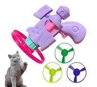 Disque volant, jouet interactif Caat, soucoupe de lancement d'hélice, activité d'enrichissement des animaux de compagnie, entraîneur de chasse, jeu d'exercice intérieur, disque de jeu pour chaton