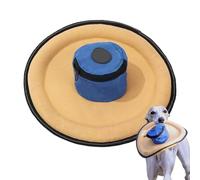 Disque Volant pour Chien,Flyer En Toile Avec Sac À Friandises,Disque de Lancé pour Éducation du Chiot Jeu de Tirer et Lancé | Pour Toutes Races Parc Jardin Arrière-Cour Camping Marche Exercice