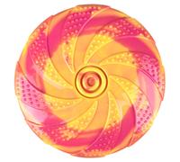 Flamingo Pet Products - Frisbee Zaza, TPR, ø18 cm, Jaune et Rose, Jouet pour c