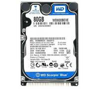 Disque WD Bleu Scorpio WD800BEVE 80GB 2.5 Pouces 5400U/Min 8MB Pata / Ata / Ide