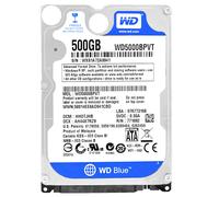 Disque Western Digital WD5000BPVT 500GB 8Mb Cachette 5400Rpm SATA II 2,5 "