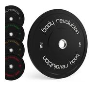 Disques 150 kg olympiques IWF fonte caoutchouc Body Revolution