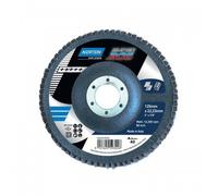 Disques à lamelles bombés Super Bleue Duo - Ø115x22mm - grain 60 - x10 NORTON