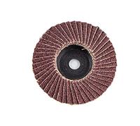 Disques à lamelles plats 75 mm, 3 pouces/2 pouces, 50 x 10 mm/75, 1/5/10 pièces, disques abrasifs, meules, lames 80/rouge/10(Brown,5Pc-75 * 10Mm)