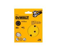 Disques à poncer - 8 perforations125mm Ø, G80