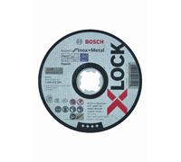 Bosch Accessories 2608619264 Disque à Tronçonner à Surface Plate Expert for Inox & Metal (pour l'inox et les Métaux, X-LOCK, Ø 125 mm, Alésage : 22,23 mm, Épaisseur : 1 mm)