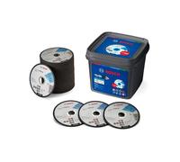 Disques à tronçonner - BOSCH - Standard metal - 100 disques - 125 mm - Oxyde d'aluminium