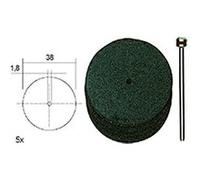 Proxxon Jeu de disques à tronçonner 38mm 5 pièces + support liant corindon